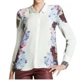 Camisa detalhes florais - A010