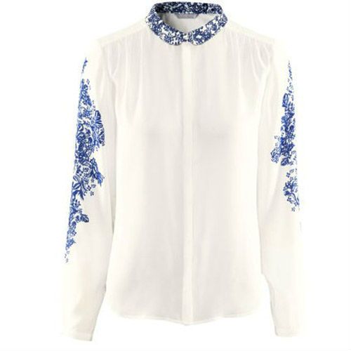 Camisa estampa de porcelana - Ref A018